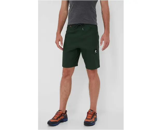 Mammut pantaloni scurti outdoor Massone culoarea verde