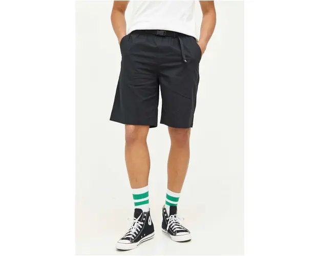 Converse pantaloni scurti din bumbac culoarea negru