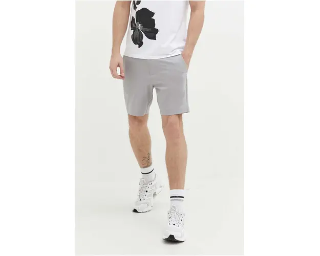 Hollister Co. pantaloni scurti barbati, culoarea gri