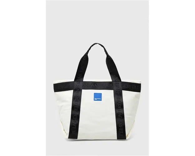 Karl Lagerfeld Jeans poseta culoarea alb