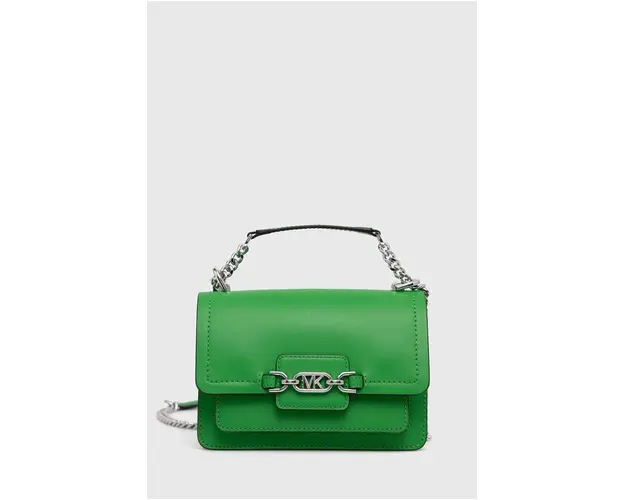 MICHAEL Michael Kors poseta de piele culoarea verde