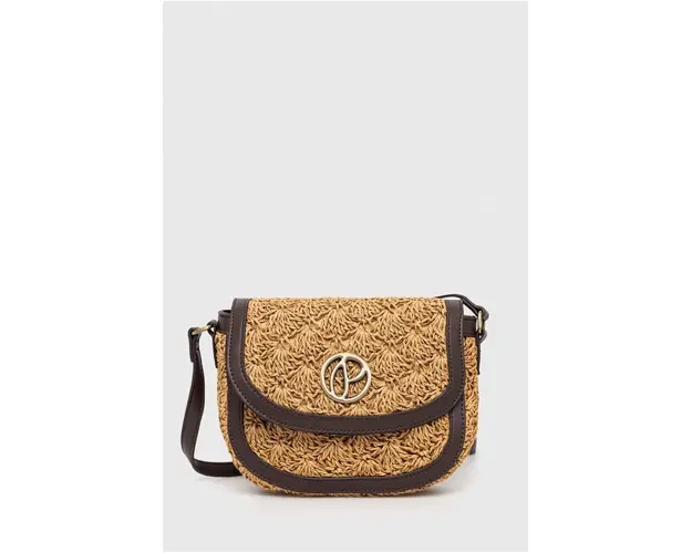 Pepe Jeans poseta JADE culoarea bej