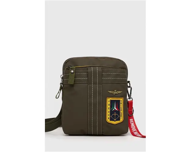 Aeronautica Militare borseta culoarea verde