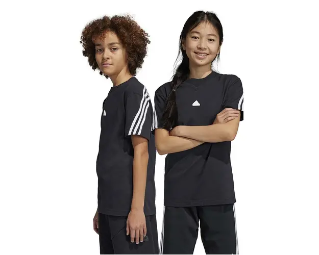 adidas tricou de bumbac pentru copii U FI 3S culoarea negru, cu imprimeu