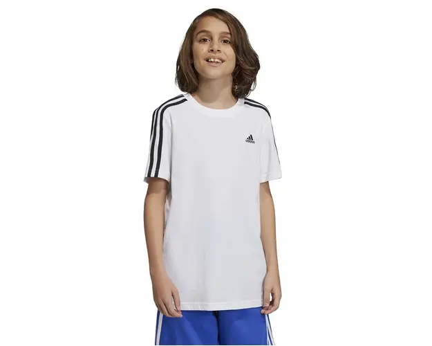 Adidas tricou de bumbac pentru copii U 3S culoarea alb, cu imprimeu