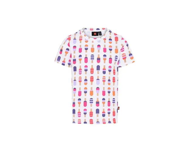 Lego tricou copii culoarea alb, modelator