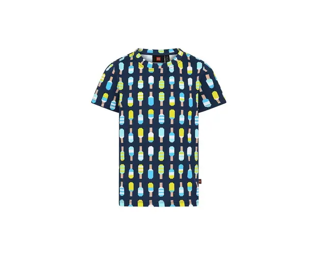 Lego tricou copii culoarea albastru marin, modelator