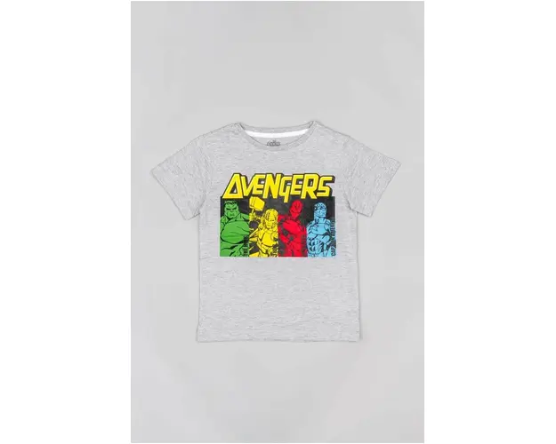 zippy tricou de bumbac pentru copii x Marvel cu imprimeu