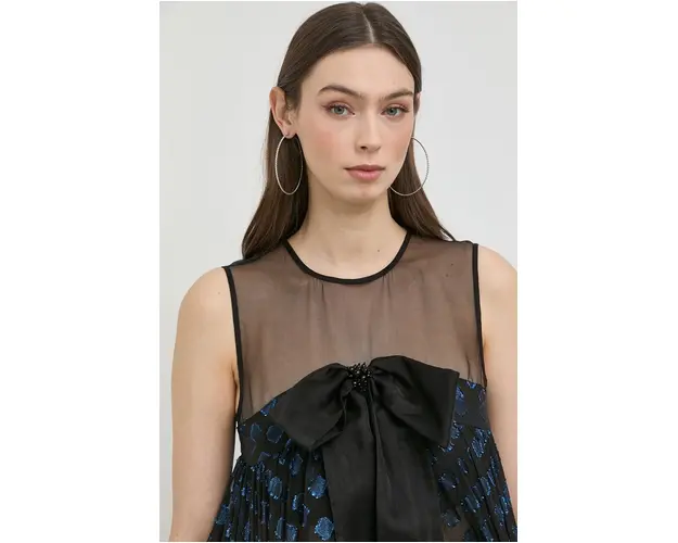 Custommade top femei, culoarea negru