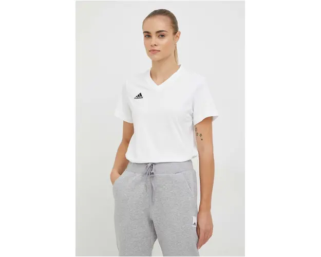 adidas Performance tricou din bumbac culoarea alb HC0442