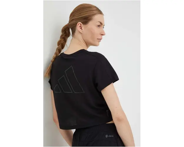 adidas Performance tricou de antrenament Training Essentials culoarea negru HR7789