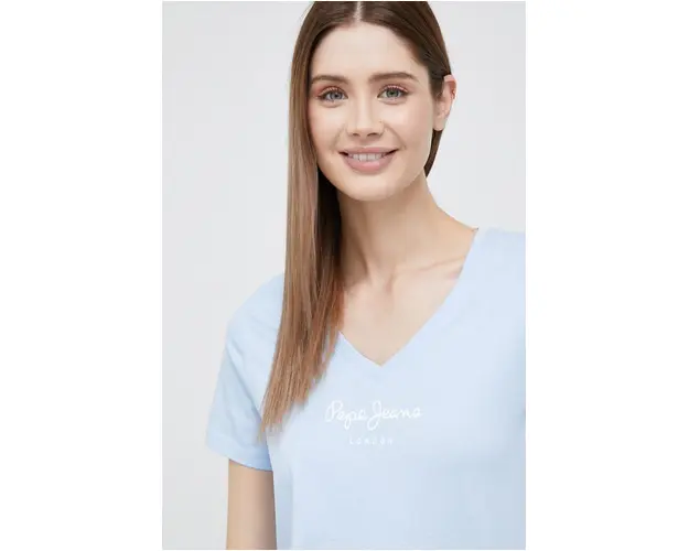 Pepe Jeans tricou din bumbac Wendy V Neck
