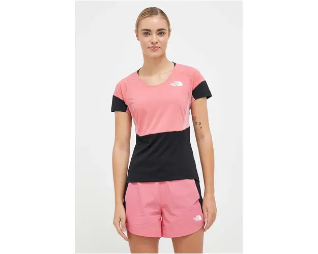 The North Face tricou sport Bolt Tech culoarea roz