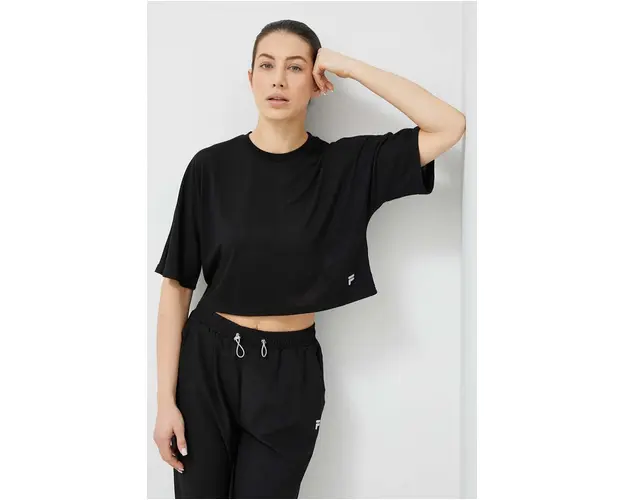 Fila tricou de antrenament Recanati culoarea negru