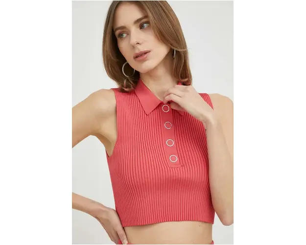 BOSS top femei, culoarea rosu