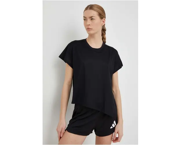 Adidas Performance tricou de antrenament HIIT Quickburn culoarea negru