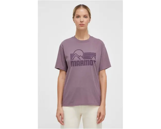 Marmot tricou femei, culoarea violet