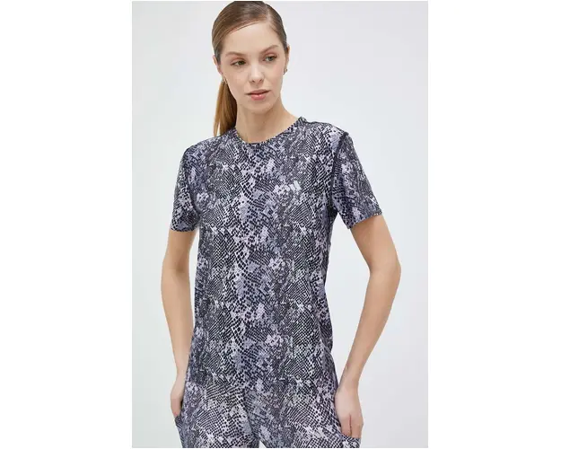 adidas Performance tricou de alergare Fast culoarea violet