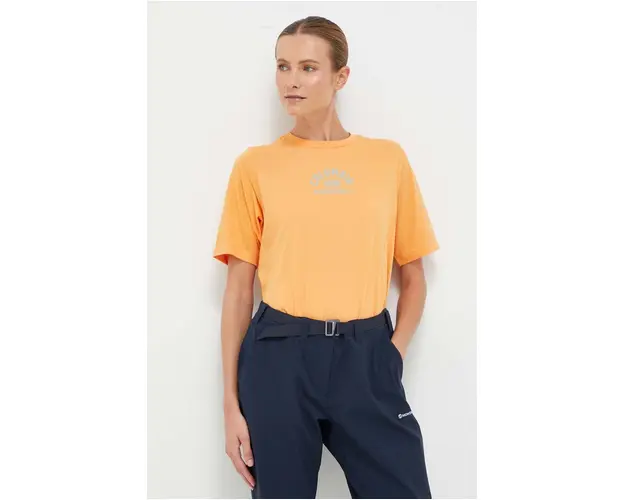 Columbia tricou din bumbac North Cascades culoarea portocaliu 1992085