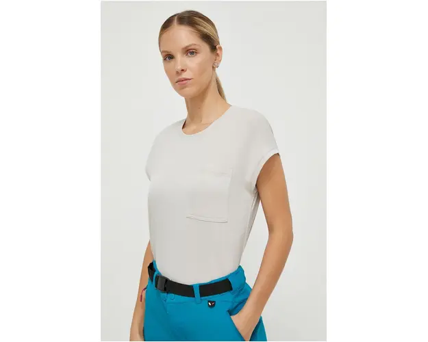 Columbia tricou sport Boundless Trek culoarea bej 2033481