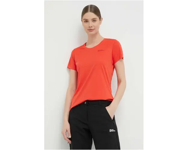 Jack Wolfskin tricou sport Tech culoarea albastru marin