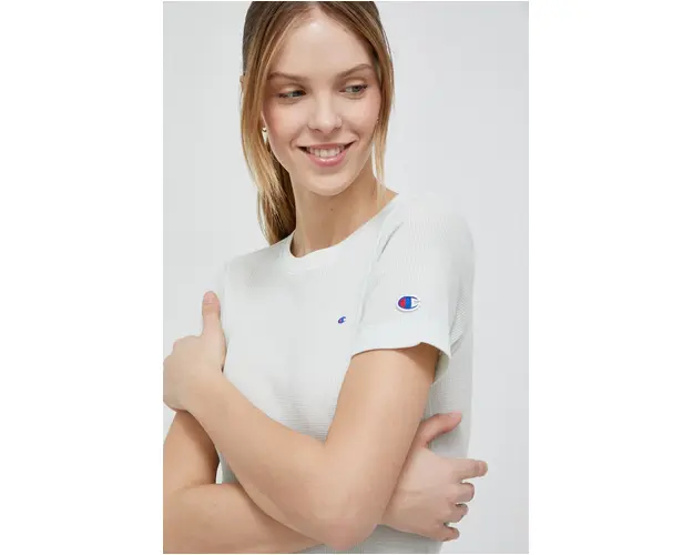 Champion tricou femei, culoarea verde