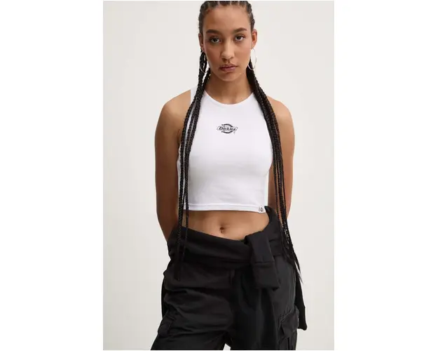 Dickies top femei, culoarea negru