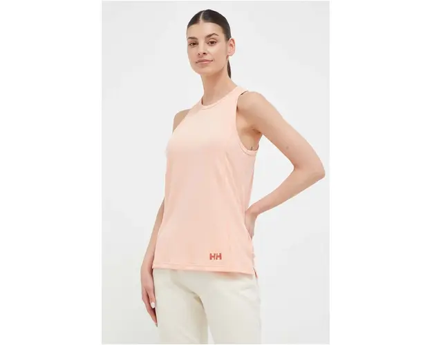 Helly Hansen top sport Solen femei, culoarea portocaliu