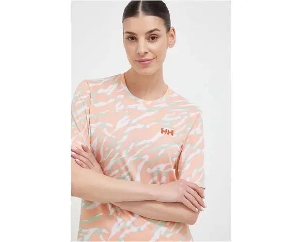 Helly Hansen tricou sport Lifa Active Solen culoarea roz