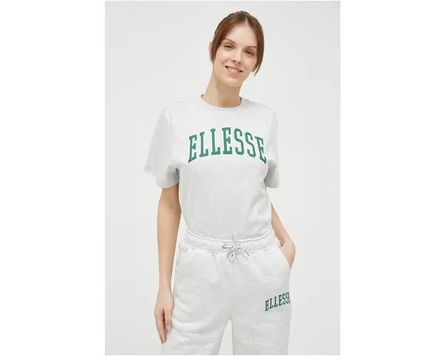 Ellesse tricou din bumbac culoarea gri SGR17859-LIGHTGREY