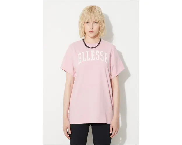 Ellesse tricou din bumbac culoarea portocaliu SGR17859-LIGHTGREY