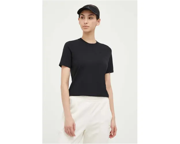 Peak Performance tricou din bumbac culoarea negru