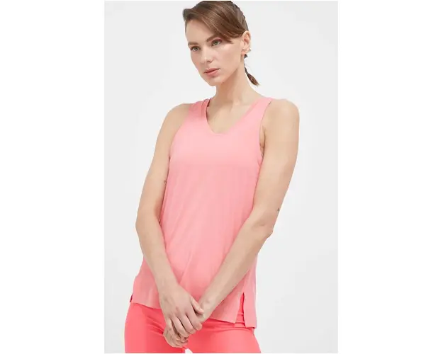 Under Armour alergare de sus Iso-Chill Laser culoarea roz