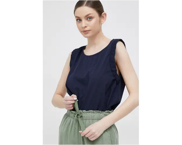 Deha top femei, culoarea albastru marin