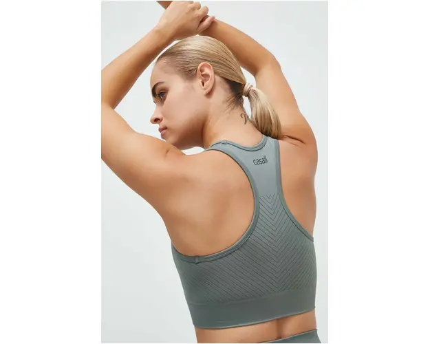 Casall top de yoga culoarea verde