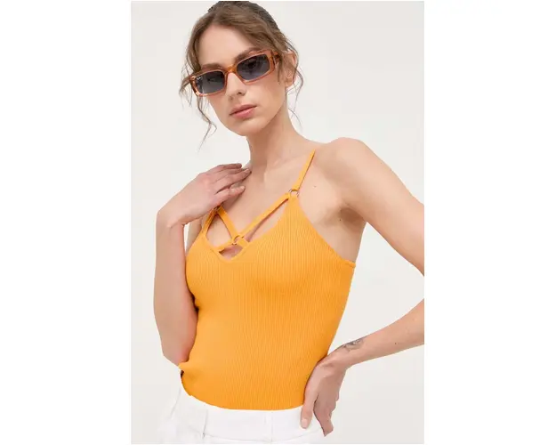 Morgan top femei, culoarea portocaliu