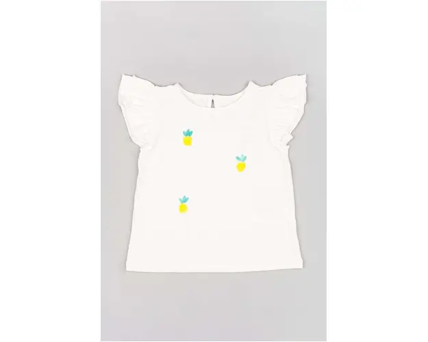 zippy tricou copii culoarea alb