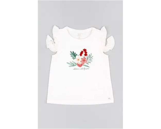 zippy tricou copii culoarea alb