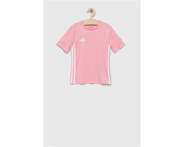 adidas Performance tricou copii TABELA 23 JSY culoarea roz, neted