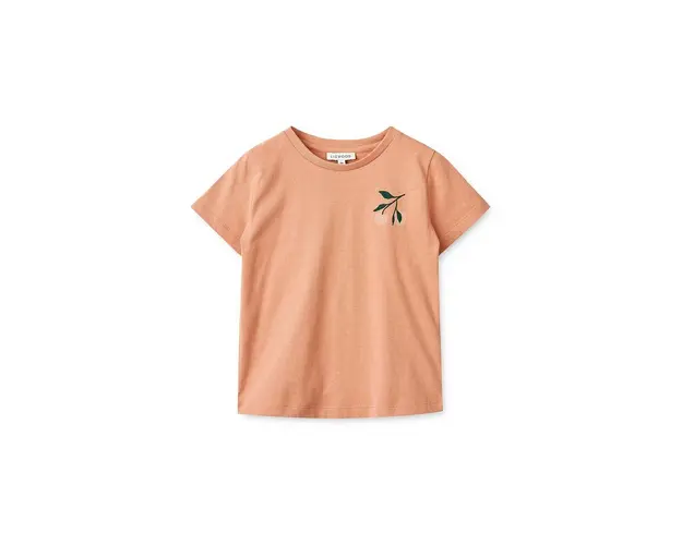 Liewood tricou de bumbac pentru copii culoarea bej, cu imprimeu