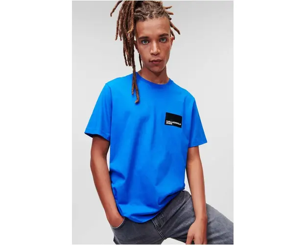 Karl Lagerfeld Jeans tricou din bumbac cu imprimeu