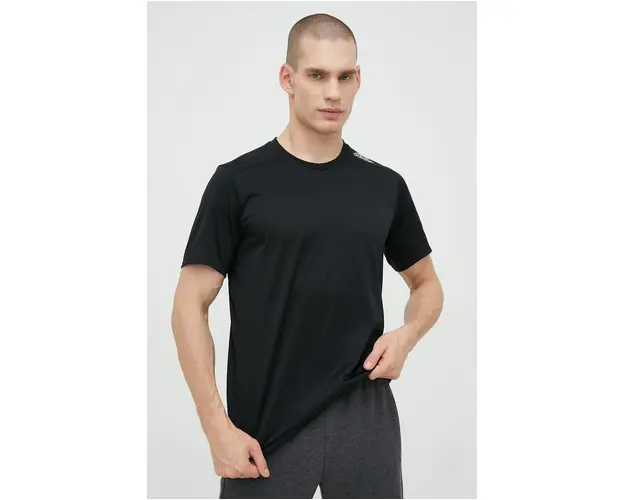 adidas Performance tricou de alergare Designed For Running culoarea negru, neted