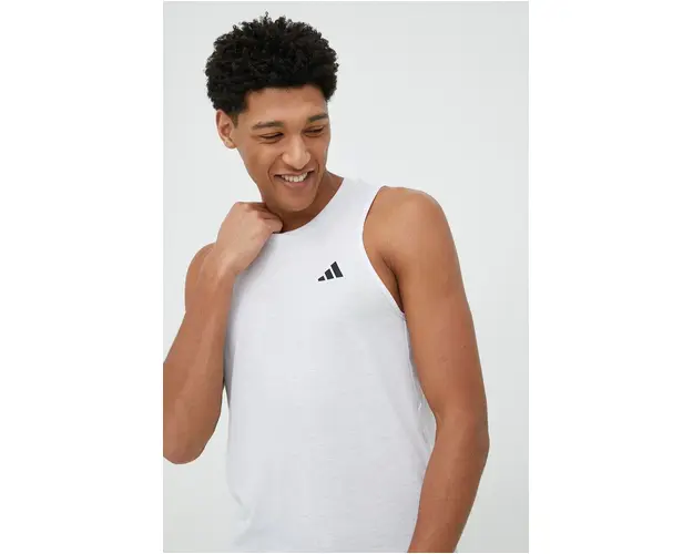 adidas Performance tricou de antrenament Training Essentials culoarea alb IC6947