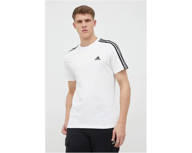 adidas tricou din bumbac culoarea alb, uni IC9336