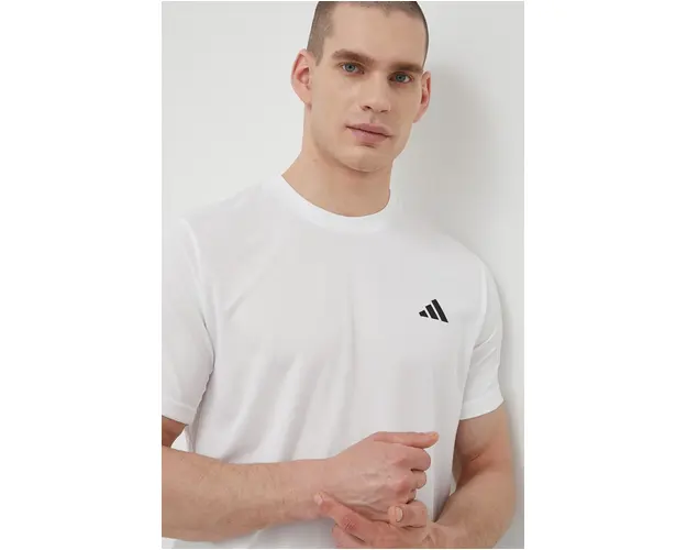 adidas Performance tricou de antrenament Train Essentials culoarea alb, uni IC7430