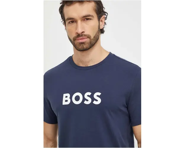 BOSS tricou de plaja culoarea negru, cu model 50491706