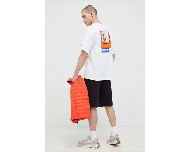 Champion tricou din bumbac culoarea alb, modelator