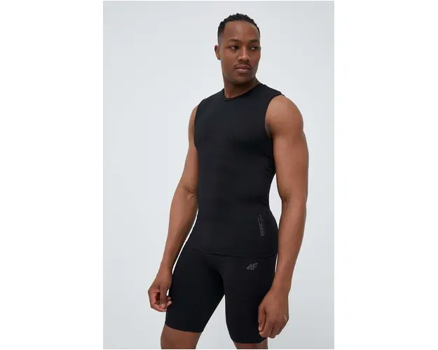 4F tricou de alergare culoarea negru