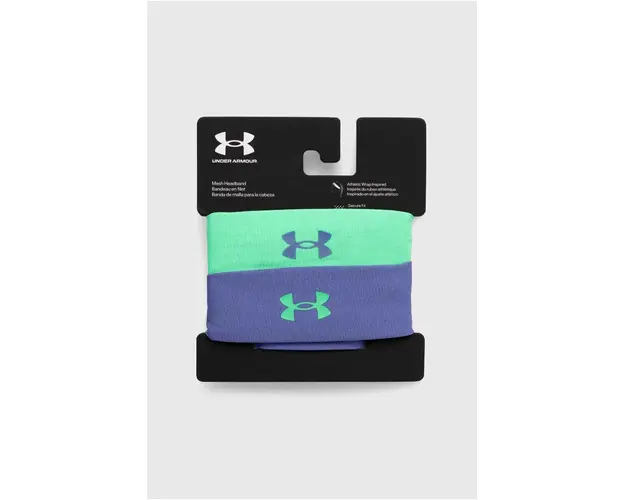 Under Armour bentite pentru cap Mesh 2-pack culoarea verde