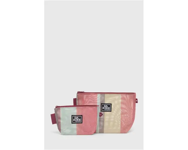 Dakine portfard MESH POUCH SET 2-pack culoarea roz, 10004085